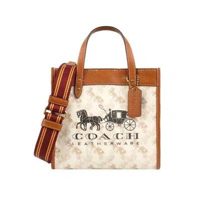 Coach Field Tote 22 In Orange
