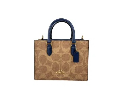 Coach Maggie Small Signature Crossbody Tote Women's Bag In Gold