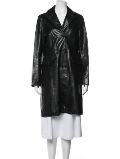 Pre-owned Coach Coat In Black