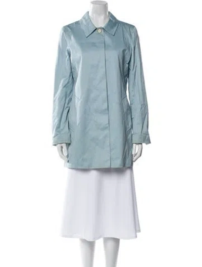 Pre-owned Coach Coat In Blue