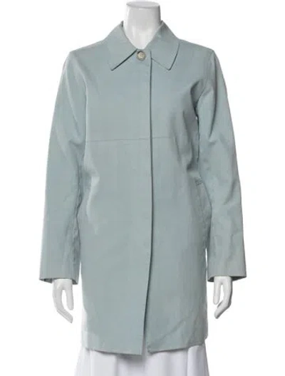 Pre-owned Coach Coat In Blue