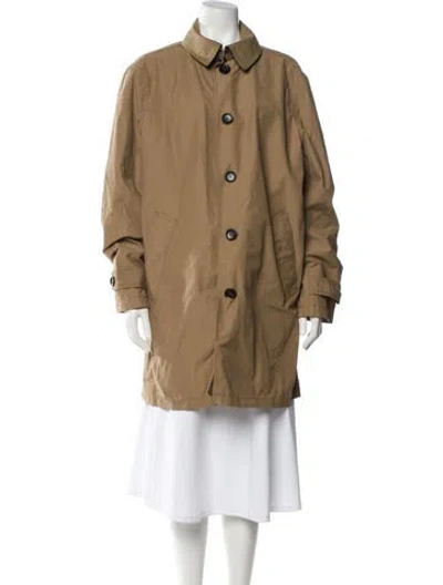 Pre-owned Coach Coat In Brown