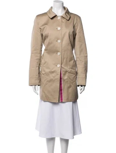 Pre-owned Coach Coat In Brown