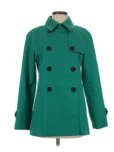 Pre-owned Coach Coat In Green