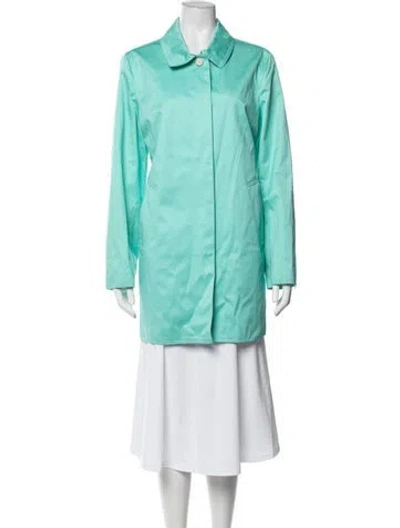 Pre-owned Coach Coat In Green