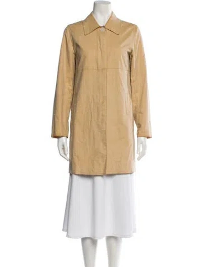 Pre-owned Coach Coat In Neutral