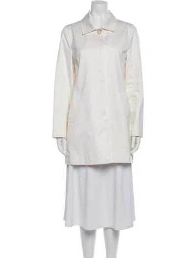 Pre-owned Coach Coat In Neutral