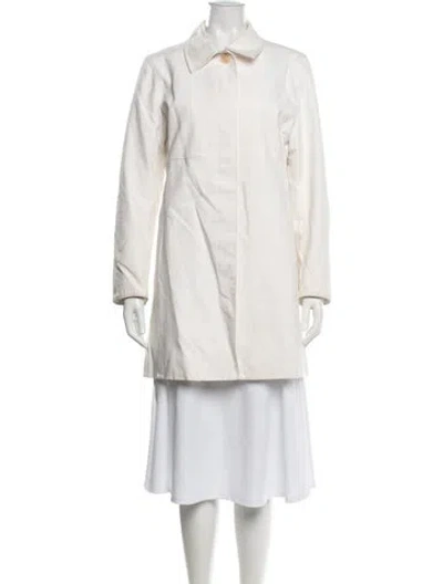 Pre-owned Coach Coat In Neutral