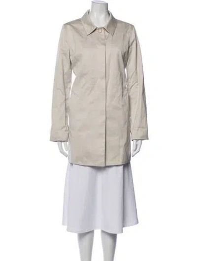 Pre-owned Coach Coat In Neutrals
