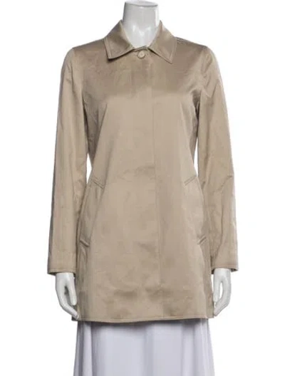 Pre-owned Coach Coat In Neutrals