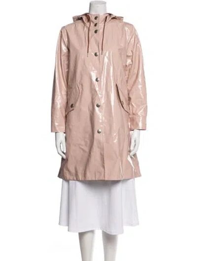 Pre-owned Coach Coat In Pink
