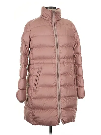 Pre-owned Coach Coat In Pink