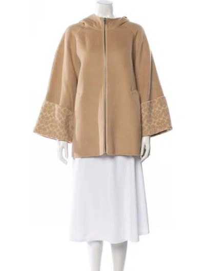Pre-owned Coach Coat W/ Tags In Neutral