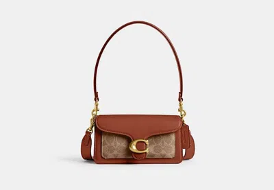 Coach Coated Canvas Signature Tabby Shoulder B