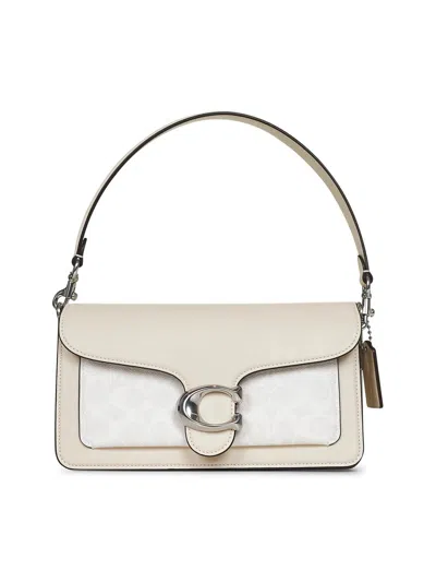 Coach Coated Canvas Signature Tabby Shoulder B In Neutral