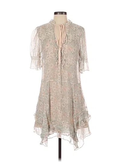 Pre-owned Coach Cocktail Dress In Gray