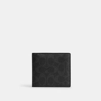 Coach Coin Wallet In Black