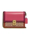 Coach Color Blocking Camera Shoulder Bag In Red
