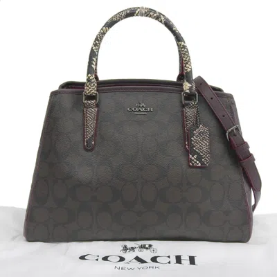 Pre-owned Coach Color Pvc Handbag Shoulder Bag () In Multi