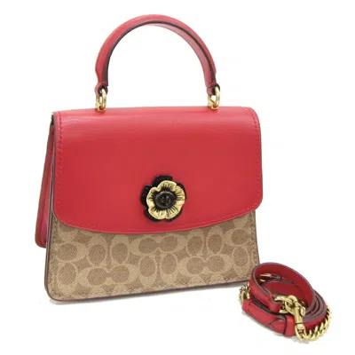 Pre-owned Coach Color Pvc Leather Handbag () In Multi