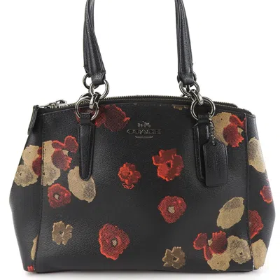 Pre-owned Coach Color Pvc Leather Handbag () In Multi