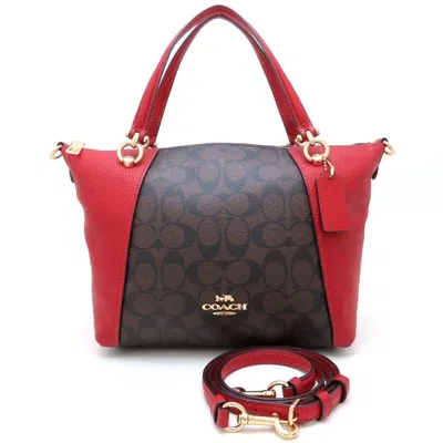 Pre-owned Coach Color Pvc Leather Handbag () In Multi
