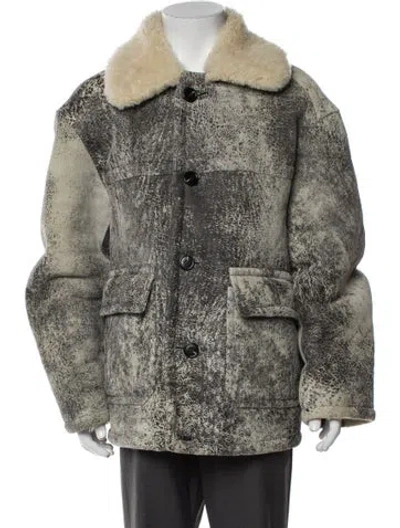 Pre-owned Coach Colorblock Pattern Puffer Coat In Multi