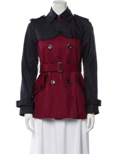 Pre-owned Coach Colorblock Pattern Utility Jacket In Multi