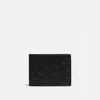 Coach Slim Billfold Wallet In Signature Leather In Color<lsn_delimiter>black