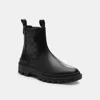 Coach Colson Boot With Signature In Graphite/black