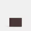 Coach Compact Billfold Wallet In Brown