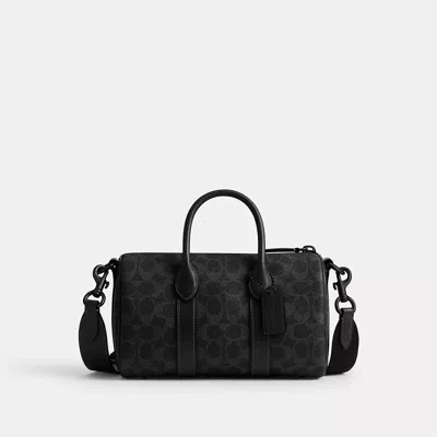 Coach Compass Bag 25 In Signature Canvas