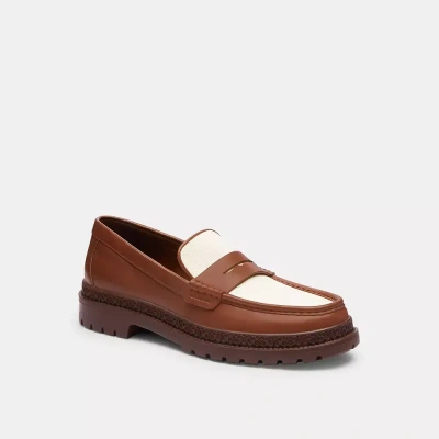 Coach Cooper Loafer In Saddle