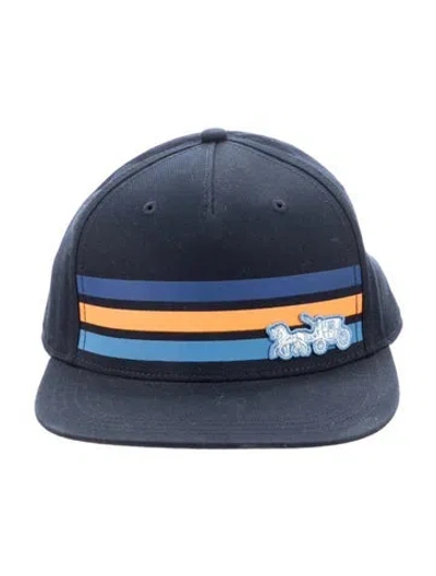 Pre-owned Coach Cotton Baseball Hat. In Blue