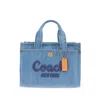 Coach Cargo Indigo Denim Tote Bag
