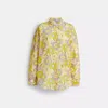 Coach Cotton Voile Shirt In Yellow