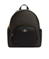 Coach Court Backpack In Signature Canvas