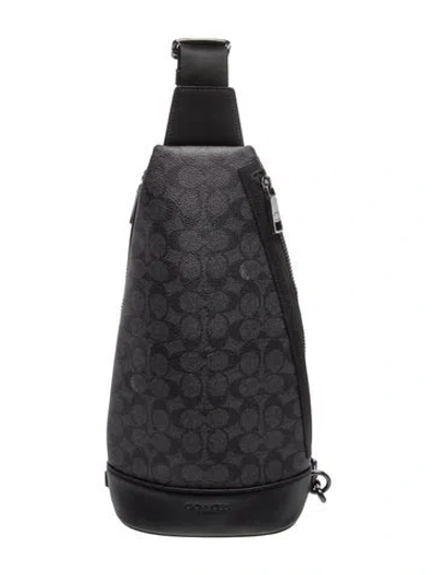 Pre-owned Coach Crossbody Bag In Black