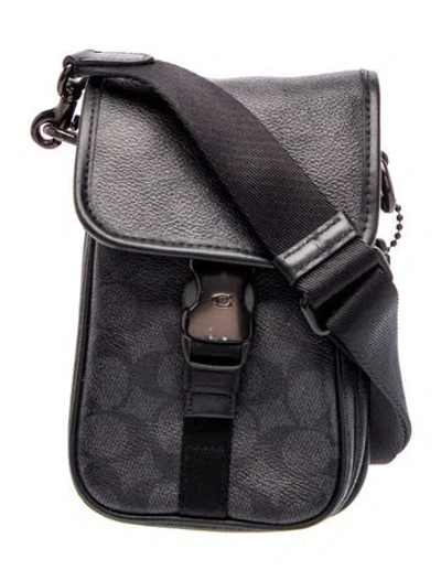 Pre-owned Coach Crossbody Bag In Blue