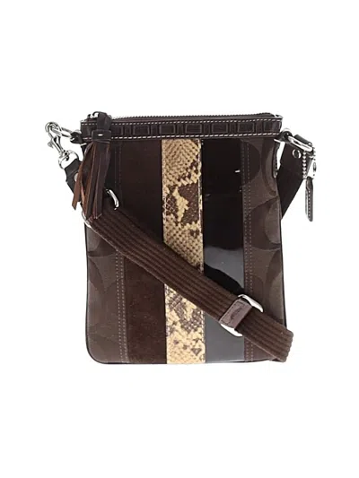 Pre-owned Coach Crossbody Bag In Brown