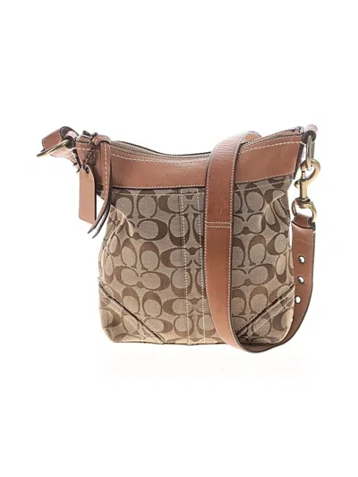 Pre-owned Coach Crossbody Bag In Brown