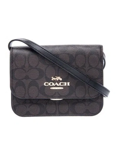 Pre-owned Coach Crossbody Bag In Gray
