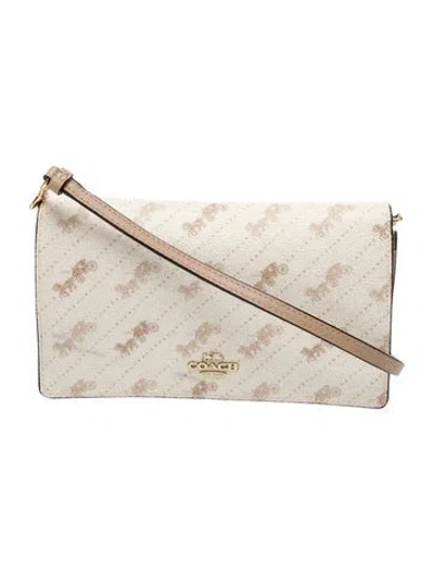 Pre-owned Coach Crossbody Bag In Neutral