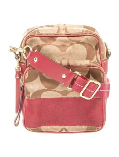Pre-owned Coach Crossbody Bag In Neutral