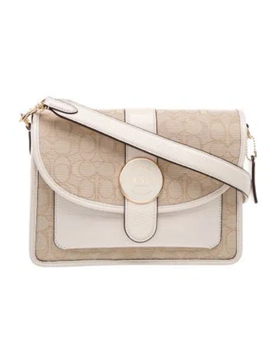 Pre-owned Coach Crossbody Bag In Neutral