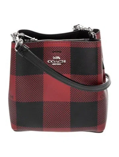 Pre-owned Coach Crossbody Bag In Red