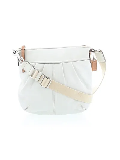 Pre-owned Coach Crossbody Bag In White