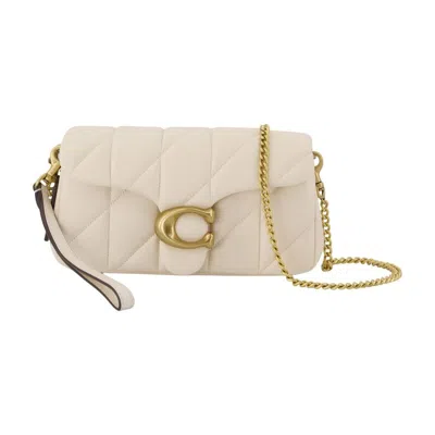 Coach Crossbody Bag  White In ["white","beige","gold Tone"]