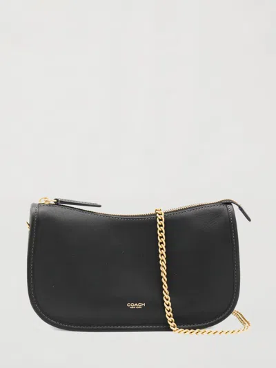 Coach Crossbody Bag  Woman Color Black In Pink