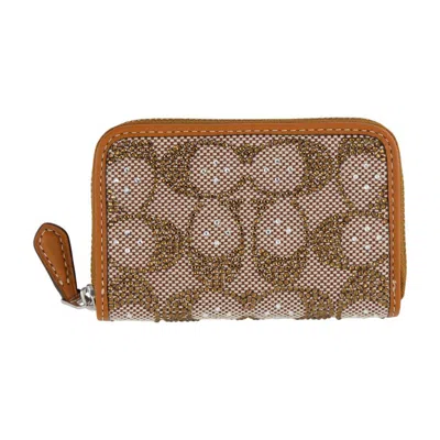 Coach Crystal Signature Small Card Case
